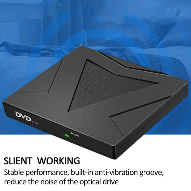 External DVD Drive USB 3.0 & Type-C Dual Interface Portable External Drive