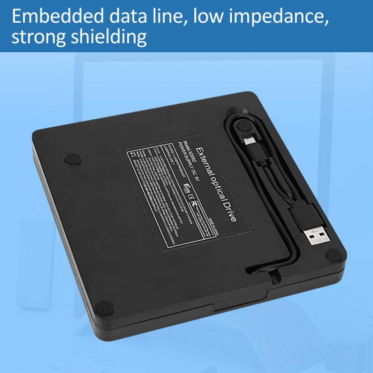 External DVD Drive USB 3.0 & Type-C Dual Interface Portable External Drive
