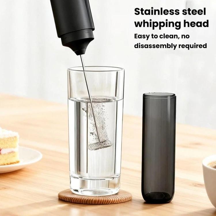 LsCook Coffee Milk Frother Compact Home Baking Tool Handheld Electric Milk Whisk - With Tube