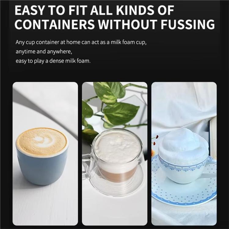 LsCook Coffee Milk Frother Compact Home Baking Tool Handheld Electric Milk Whisk - With Tube