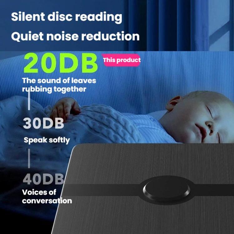 External DVD CD Writer Drive USB 3.0 & Type-C Portable Optical Disc Drive