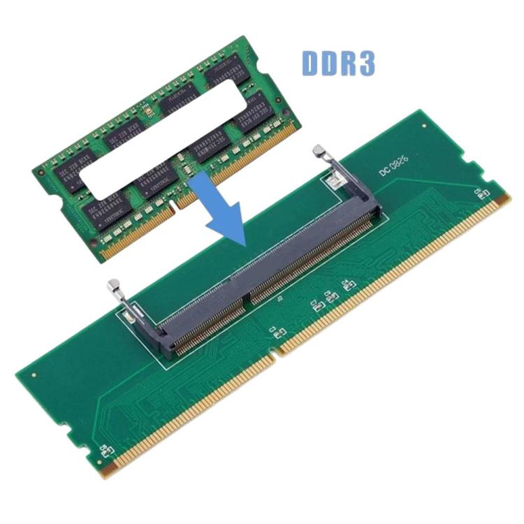 Laptop To Desktop DDR3 RAM Adapter Card DDR3 Memory RAM Test Card