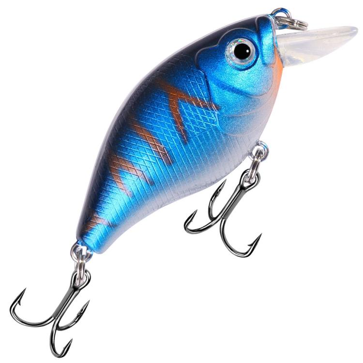 HENGJIA Deep Diving Fat Crankbait Fishing Lure Long Casting Hard Bait, Spec: 6cm 6.9g