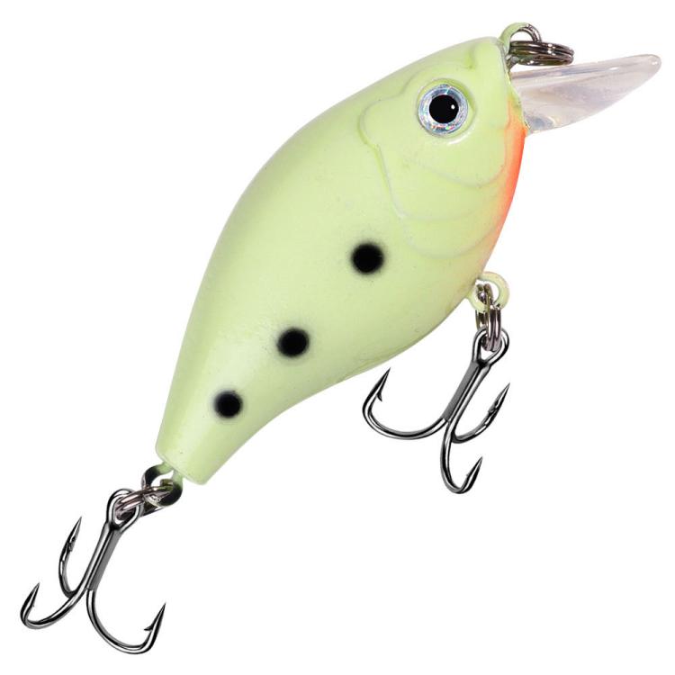 HENGJIA Deep Diving Fat Crankbait Fishing Lure Long Casting Hard Bait, Spec: 6cm 6.9g