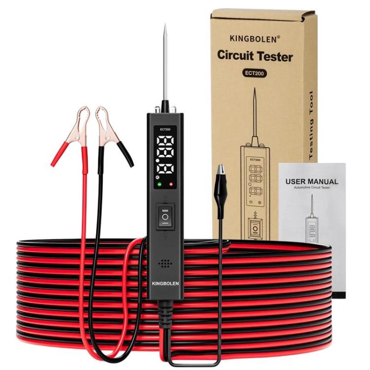 KINGBOLEN ECT200 Circuit Fault Detector Vehicle Circuit Tester For Battery Status & Usage