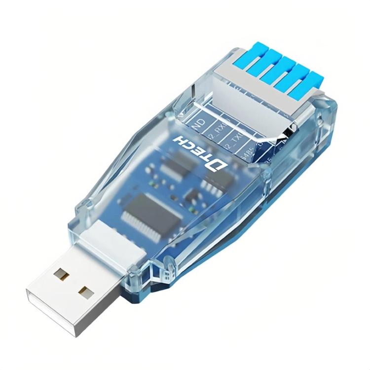 DTECH USB To RS485 Push-Button Serial Port Module, Specifications: RS232/485 FTDI Chip IOT5091
