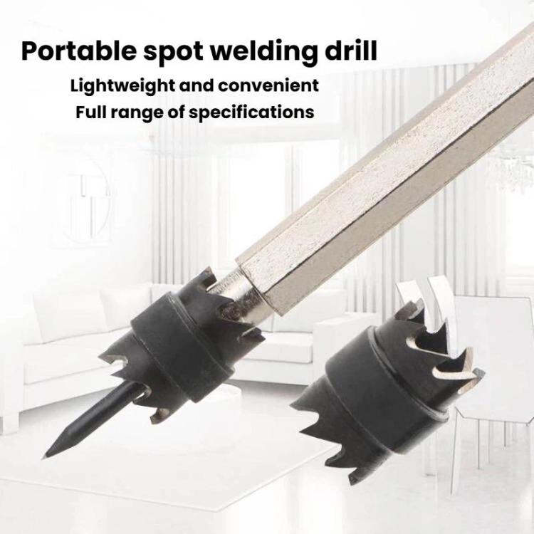 13pcs / set High Speed Steel Spot Welding Drill Bit Hex Shank Anchor Point Repair Drill Bit