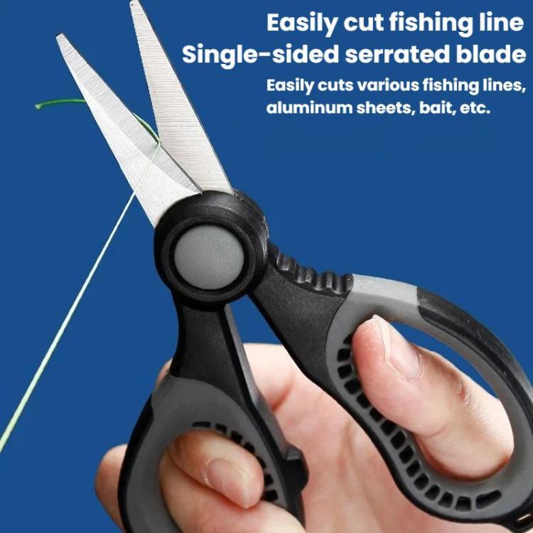 Lure Fishing Scissors With Serrated Blade For Cutting Fishing Line
