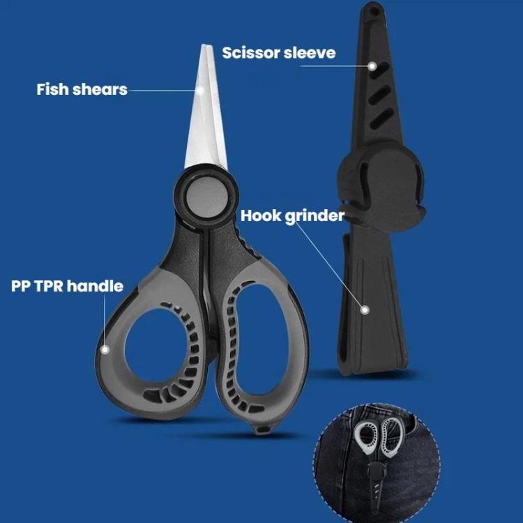 Lure Fishing Scissors With Serrated Blade For Cutting Fishing Line