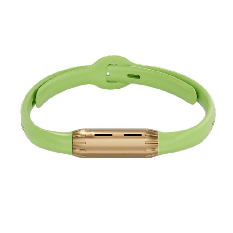Portable Outdoor Plant Essential Oil Mosquito Repellent Bracelet, Color: Rose Gold With Green