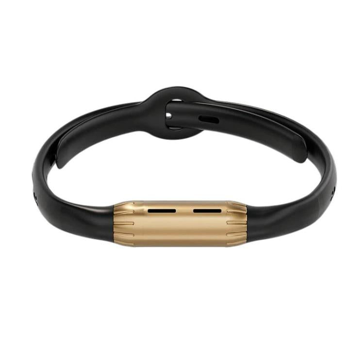Portable Outdoor Plant Essential Oil Mosquito Repellent Bracelet, Color: Rose Gold With Black