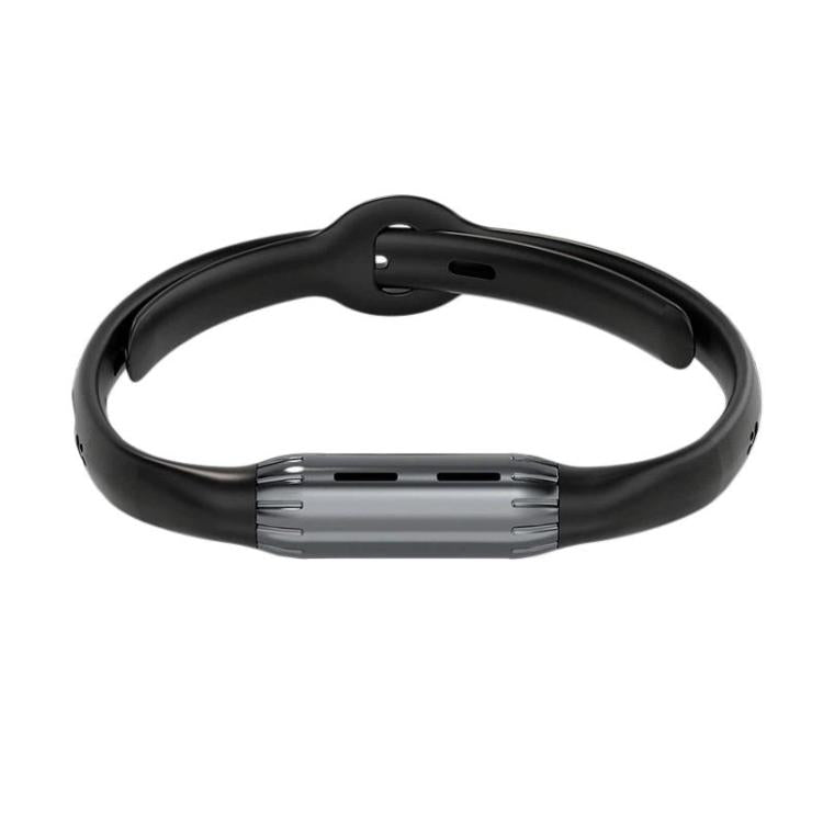 Portable Outdoor Plant Essential Oil Mosquito Repellent Bracelet, Color: Gunmetal Gray With Black