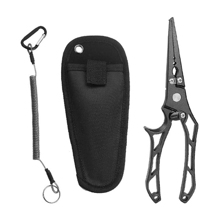 Stainless Steel Fish-Holding Pliers Open-Loop Hook Remover For Lure Fishing, Spec: With Storage Pouch
