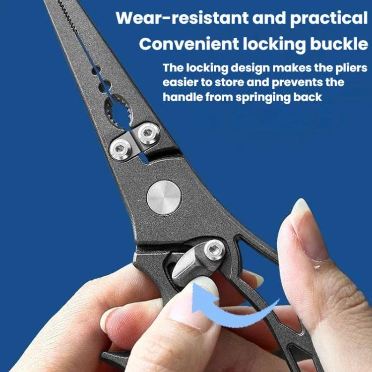 Stainless Steel Fish-Holding Pliers Open-Loop Hook Remover For Lure Fishing, Spec: With Storage Pouch