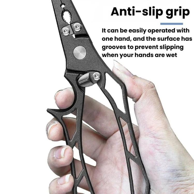 Stainless Steel Fish-Holding Pliers Open-Loop Hook Remover For Lure Fishing, Spec: With Storage Pouch