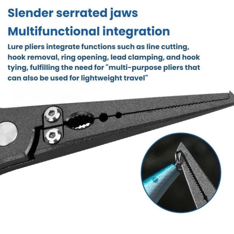 Stainless Steel Fish-Holding Pliers Open-Loop Hook Remover For Lure Fishing, Spec: With Storage Pouch