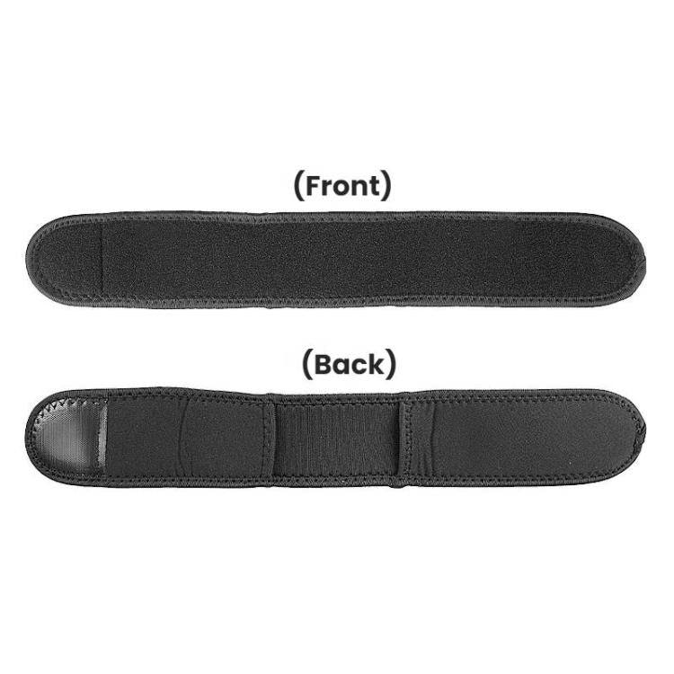Exercise Pedometer Strap Adjustable Fitness Ankle Strap, Size: S - Black