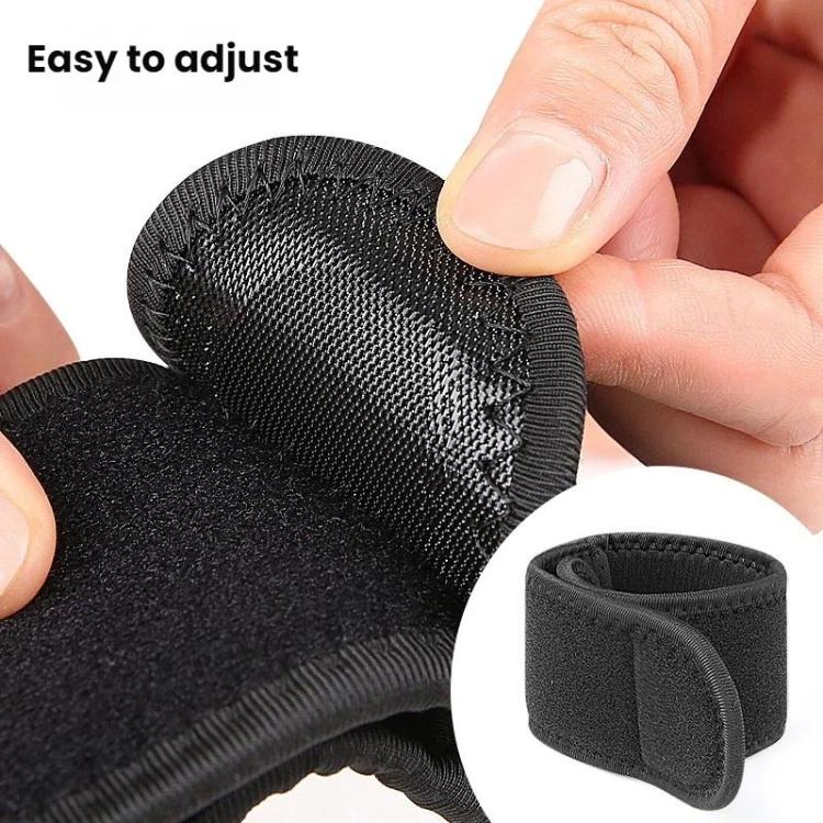 Exercise Pedometer Strap Adjustable Fitness Ankle Strap, Size: S - Black