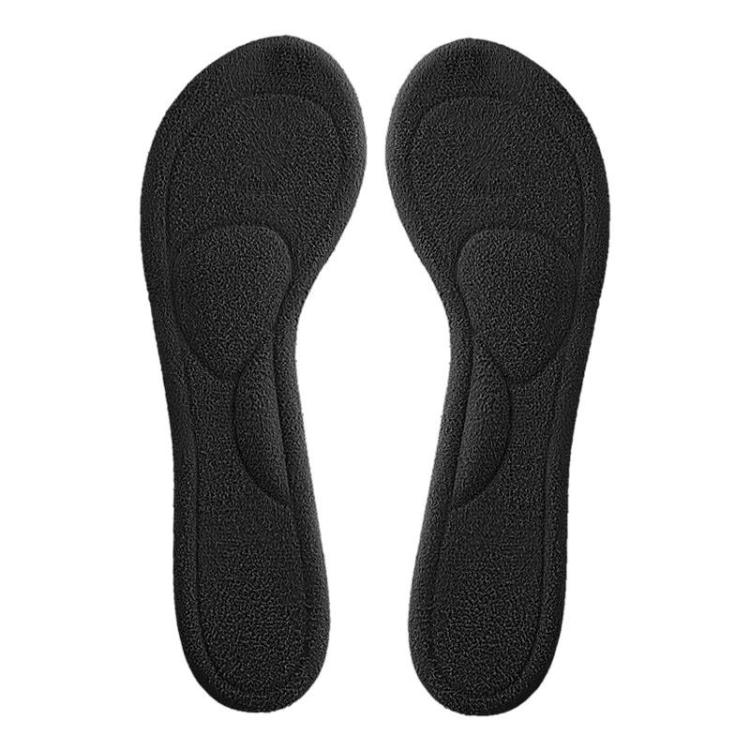 Women High Heels Invisible Anti-Slip Half-Size Insole, Color: Black Velvet