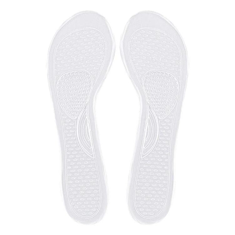 Women High Heels Invisible Anti-Slip Half-Size Insole, Color: Transparent