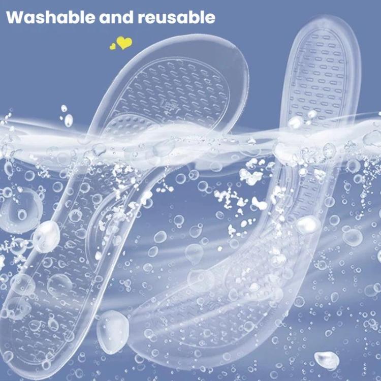 Women High Heels Invisible Anti-Slip Half-Size Insole, Color: Transparent