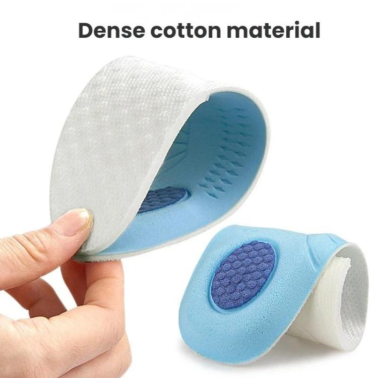 Soft Shock-Absorbing Non-Slip Wear-Resistant Customizable Sports Insoles, Size: 30-33 - White