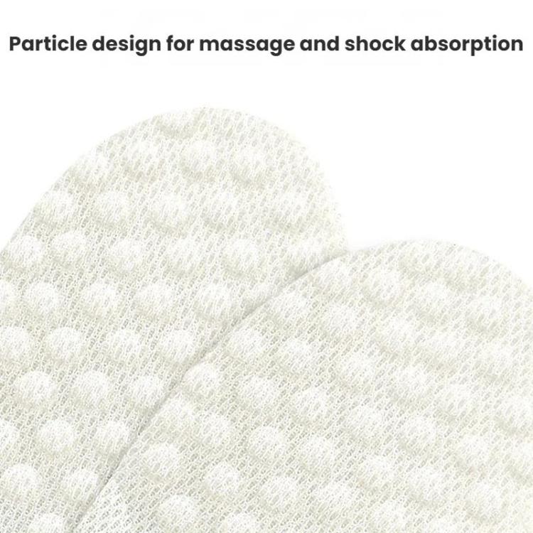 Soft Shock-Absorbing Non-Slip Wear-Resistant Customizable Sports Insoles, Size: 34-37 - White