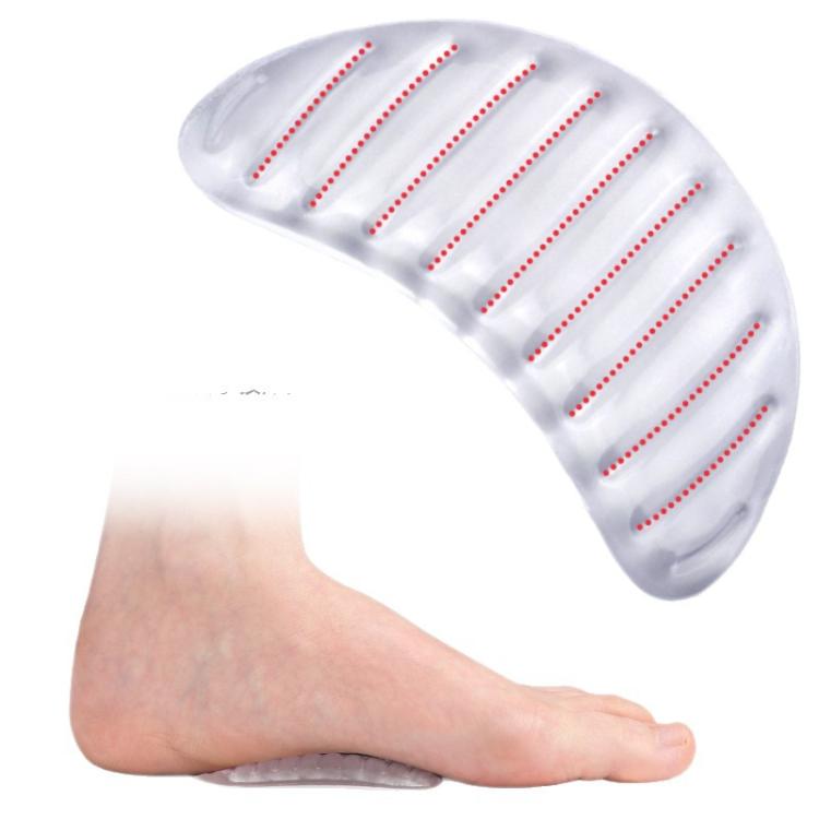 Striped Arch Support Anti-Slip Insole - Transparent