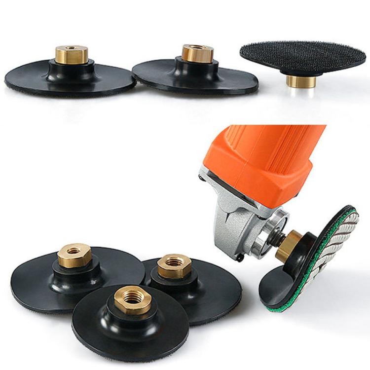 Flexible Bendable Rubber Grinding Head Soft-Joint Angle Grinder Adhesive Disc, Spec: 4 inch 10cm M10