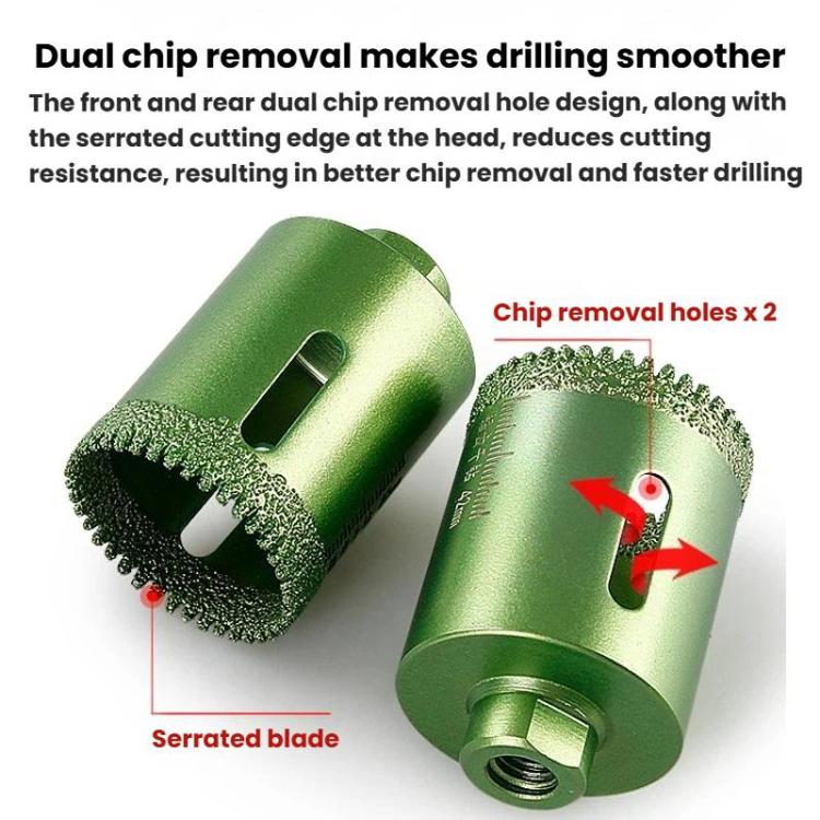Serrated Hole Saw Tile Drill Bit, Bore Diameter: 55mm