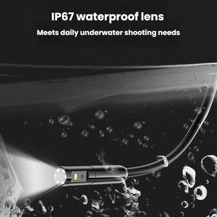 TESLONG WF200 WiFi HD Endoscope With LED Lights Handheld Industrial Inspection & Repair Borescope, Spec: Dual-Lens 8mm/5m