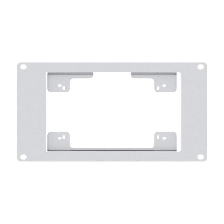 Waveshare 34390 HomeRack 7 Inch DSI Display Mounting Panel, 3U Mounting Space, Compatible With Official Raspberry Pi 7inch Touch Displays