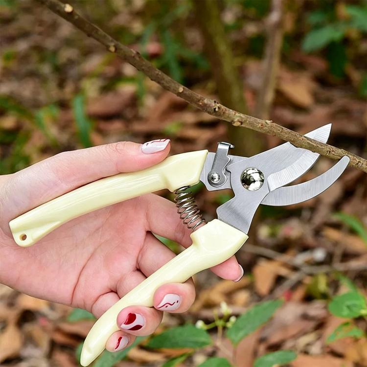 LsCook Heavy-Duty Stainless Steel Pruning Shears Multi-Purpose Gardening Shears