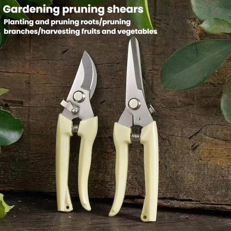 LsCook Heavy-Duty Stainless Steel Pruning Shears Multi-Purpose Gardening Shears
