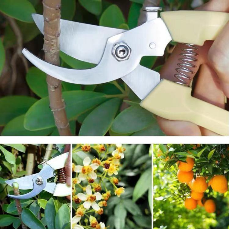 LsCook Heavy-Duty Stainless Steel Pruning Shears Multi-Purpose Gardening Shears