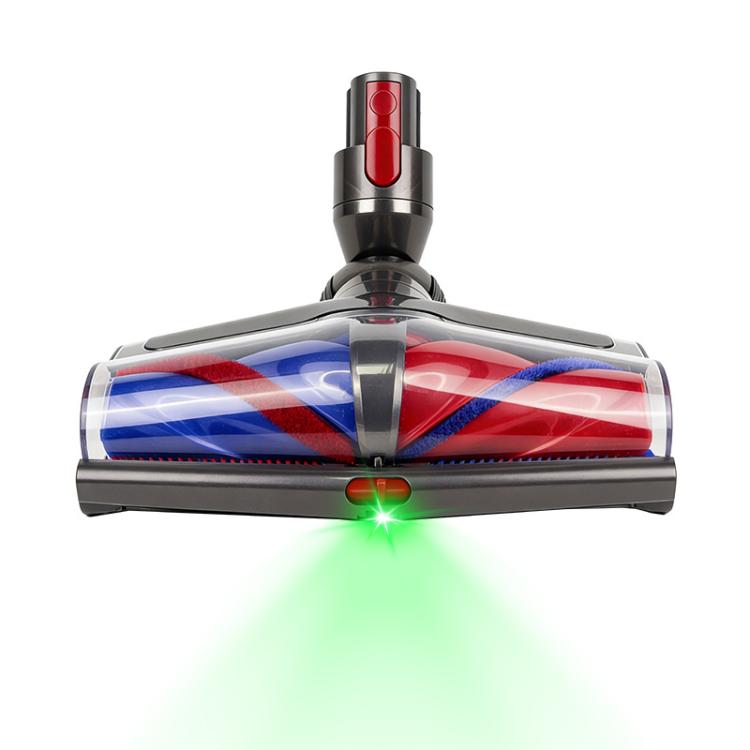 Dual Soft Roller Cleaner Head for Dyson V7 V8 V10 V11 V15 Vacuum Cleaners Motorized Floor Brush Attachment with Green LED Dust Detection - SD16