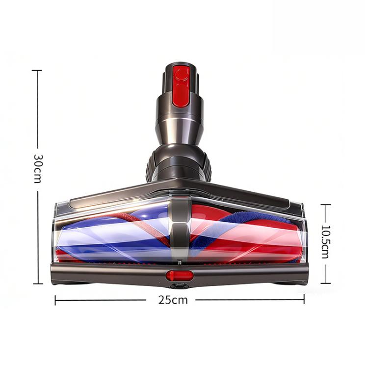 Dual Soft Roller Cleaner Head for Dyson V7 V8 V10 V11 V15 Vacuum Cleaners Motorized Floor Brush Attachment with Green LED Dust Detection - SD16