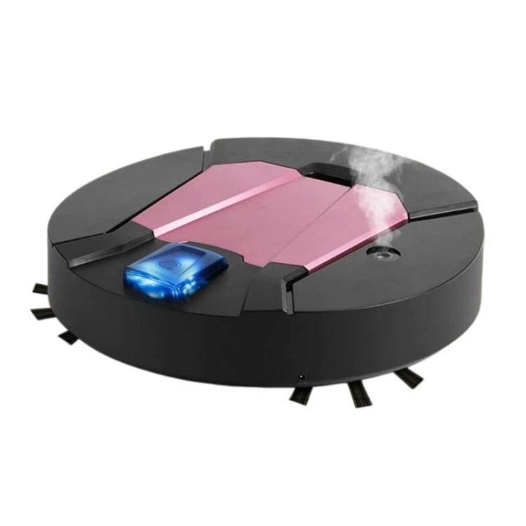 Mini Rechargeable Household Sweeping Robot Smart Vacuum Cleaner Cleaning Machine, Spec: Black With Spray