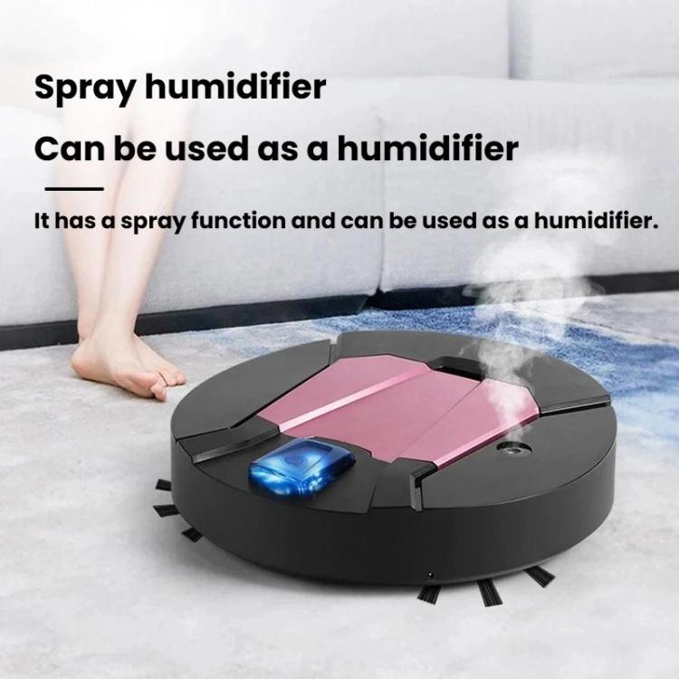 Mini Rechargeable Household Sweeping Robot Smart Vacuum Cleaner Cleaning Machine, Spec: White