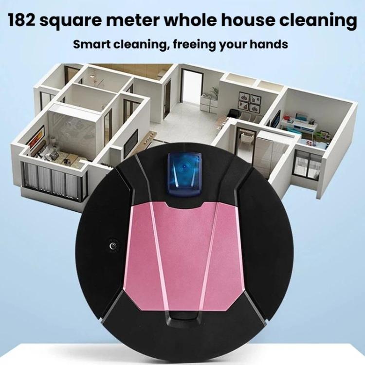 Mini Rechargeable Household Sweeping Robot Smart Vacuum Cleaner Cleaning Machine, Spec: Black With Spray