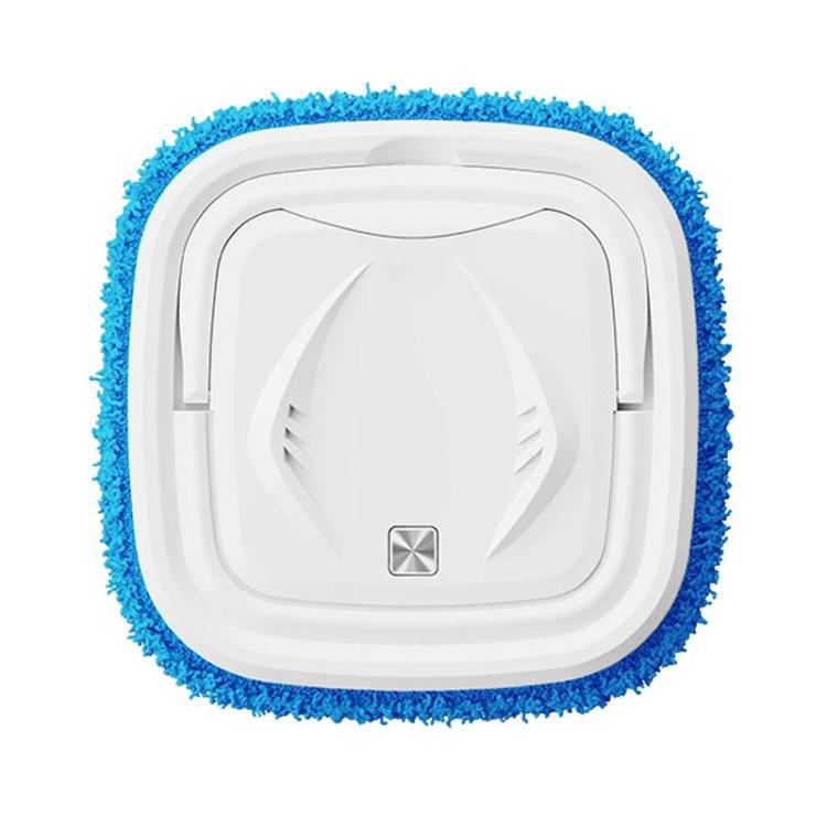 P6 Mini Rechargeable Household Floor Sweeping Robot Smart Multifunctional Floor Mop Cleaner, Spec: White With 1 Towel