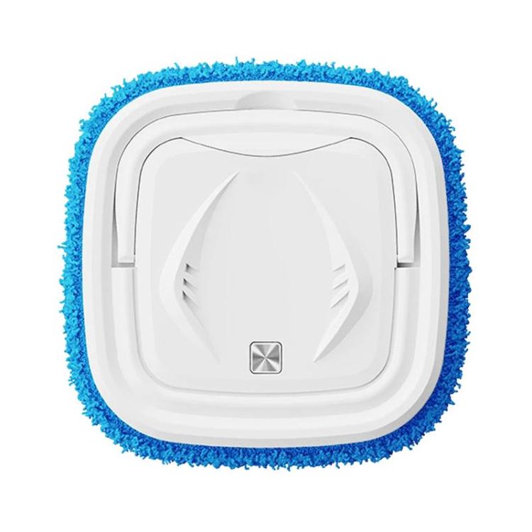 P6 Mini Rechargeable Household Floor Sweeping Robot Smart Multifunctional Floor Mop Cleaner, Spec: White With 3 Towels