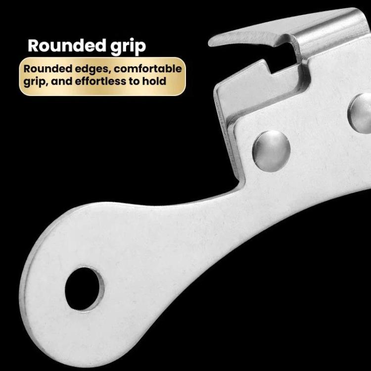 LsCook 420 Stainless Steel Can Opener Compact Bottle Opener - Natural Color