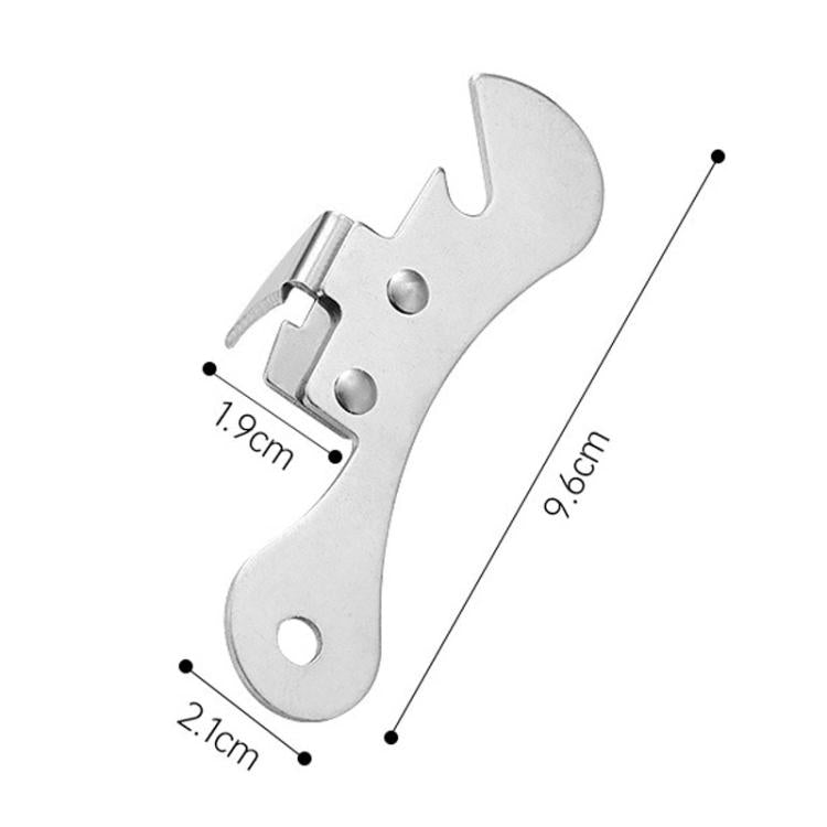 LsCook 420 Stainless Steel Can Opener Compact Bottle Opener - Natural Color