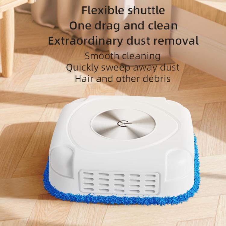 P7 Small Household Intelligent Sweeping Robot Wireless Automatic Floor Mopping Machine, Spec: White With 1 Towel