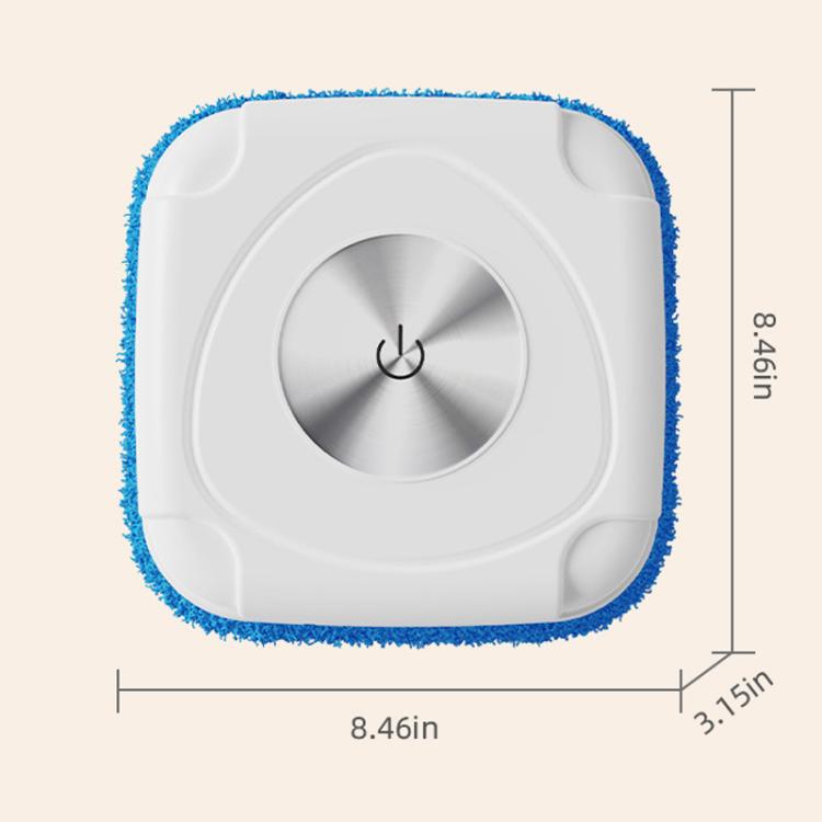 P7 Small Household Intelligent Sweeping Robot Wireless Automatic Floor Mopping Machine, Spec: White With 1 Towel