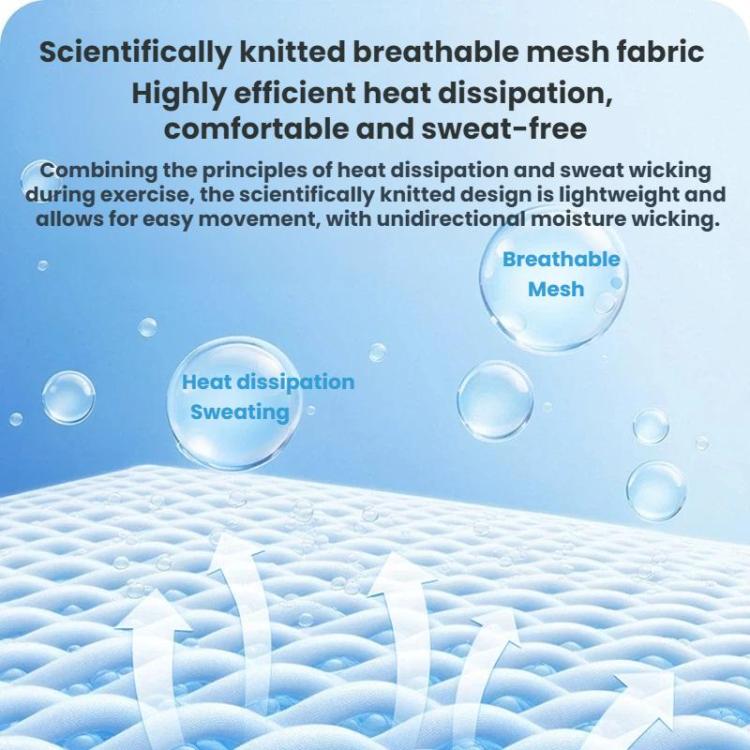 Adjustable Breathable Mesh Lumbar Support Belt With Double Pulleys, Size: M