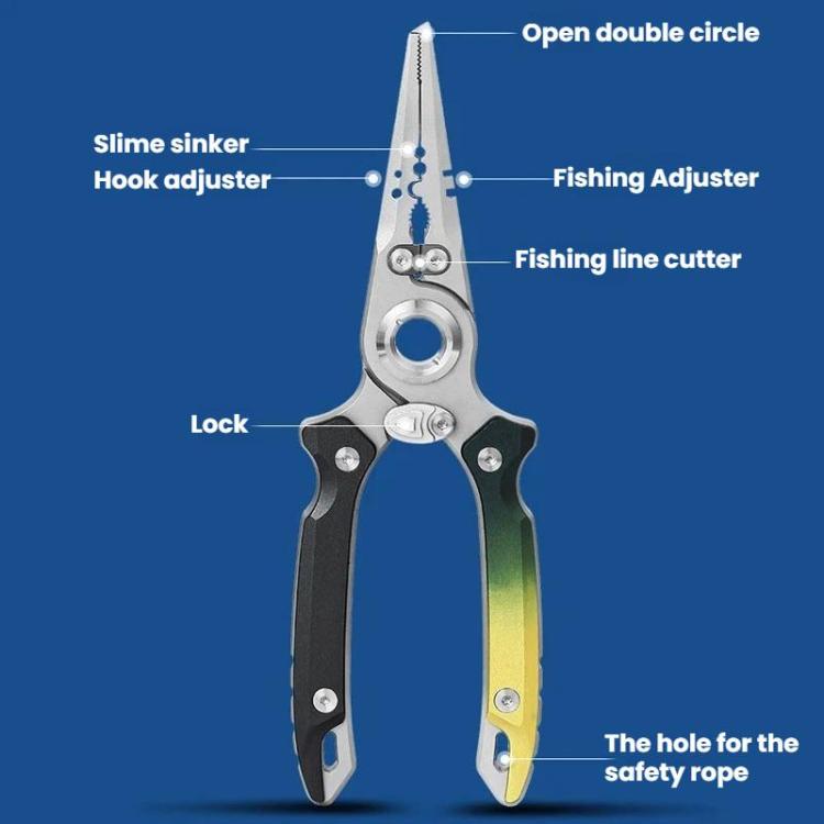 Multifunctional Lure Pliers Stainless Steel Fishing Pliers Line Cutters