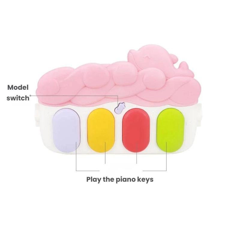 Toddler Toy Foot Piano Musical Gym Crawling Mat