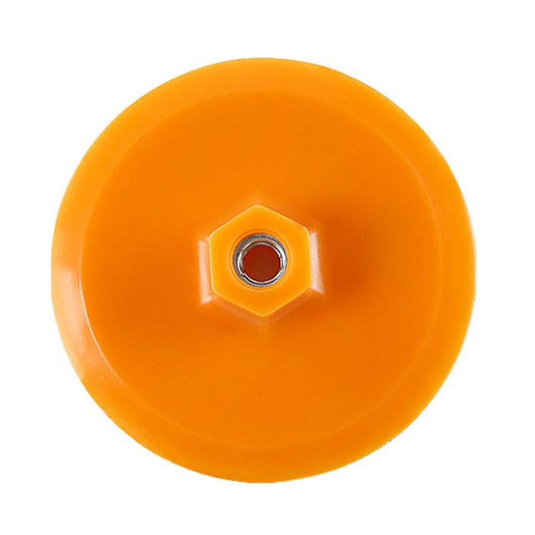 Wet / Dry Grinding Discs Stone Polishing Discs Self-Adhesive Disc Adapters, Spec: 10cm M10 Hole Orange Without Sponge